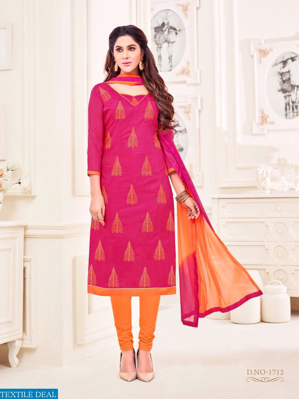 barfi by RR Wholesale chanderi Dress material